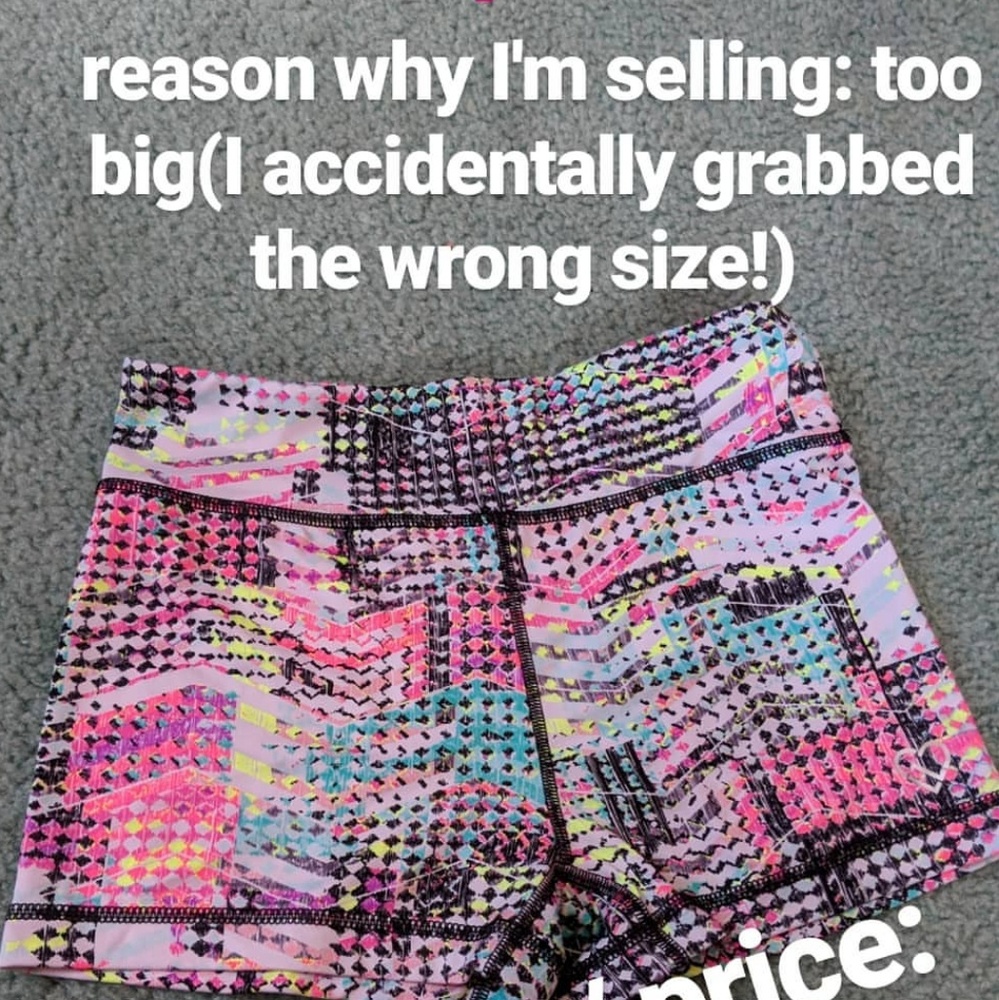 colorful spandex that I bought in the wrong size